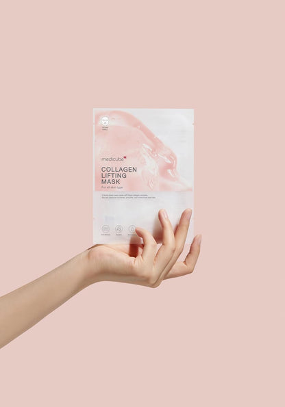 [Medicube] Stock Collagen Lifting Mask – Instant Firming & Glass Skin Boost 🧖♀️✨ | 1 Sheet