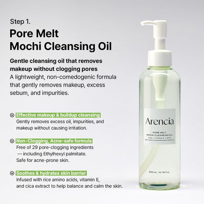 ARENCIA Rice Mochi Double Cleansing Duo – Clear Skin Routine for Acne-Prone Skin 🌿✨