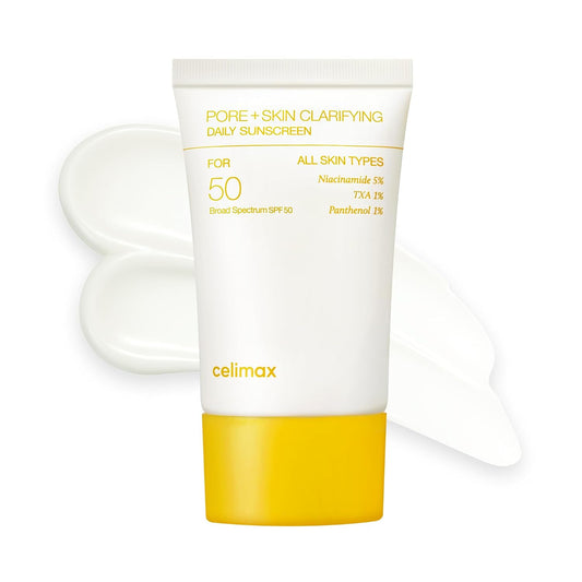 Celimax Pore+Skin Clarifying Daily Sunscreen for Face, SPF 50