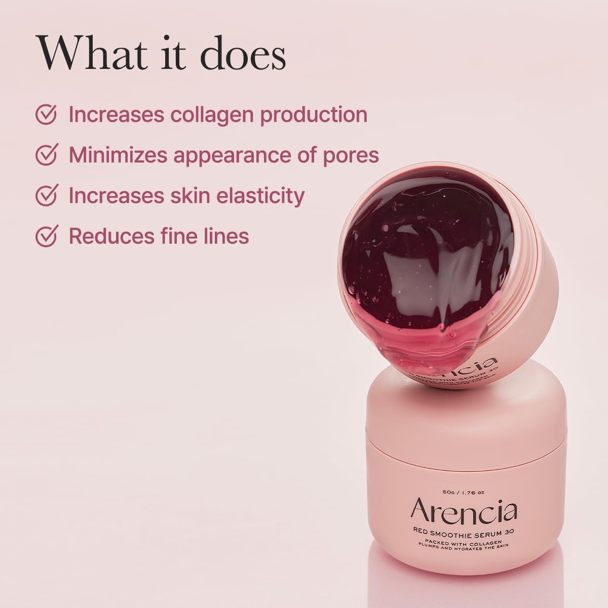 ARENCIA Red Collagen Jello Skin Trio – Poreless Skin Routine ❤️✨