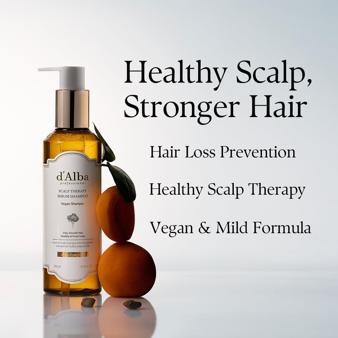 d'Alba Professional Repairing Scalp Therapy Serum Shampoo (275ml)