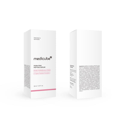 Medicube PDRN Pink Peptide Serum, Pink glow serum, Peptide, Niacinamide, Hydrating & Moisturizing & Firming, Uneven Skin Tone, Korean Skincare | 30ml, Rose PDRN (Vegan))