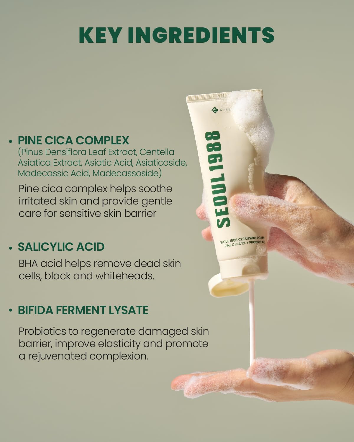 K-SECRET SEOUL 1988 Cica Cleansing Foam