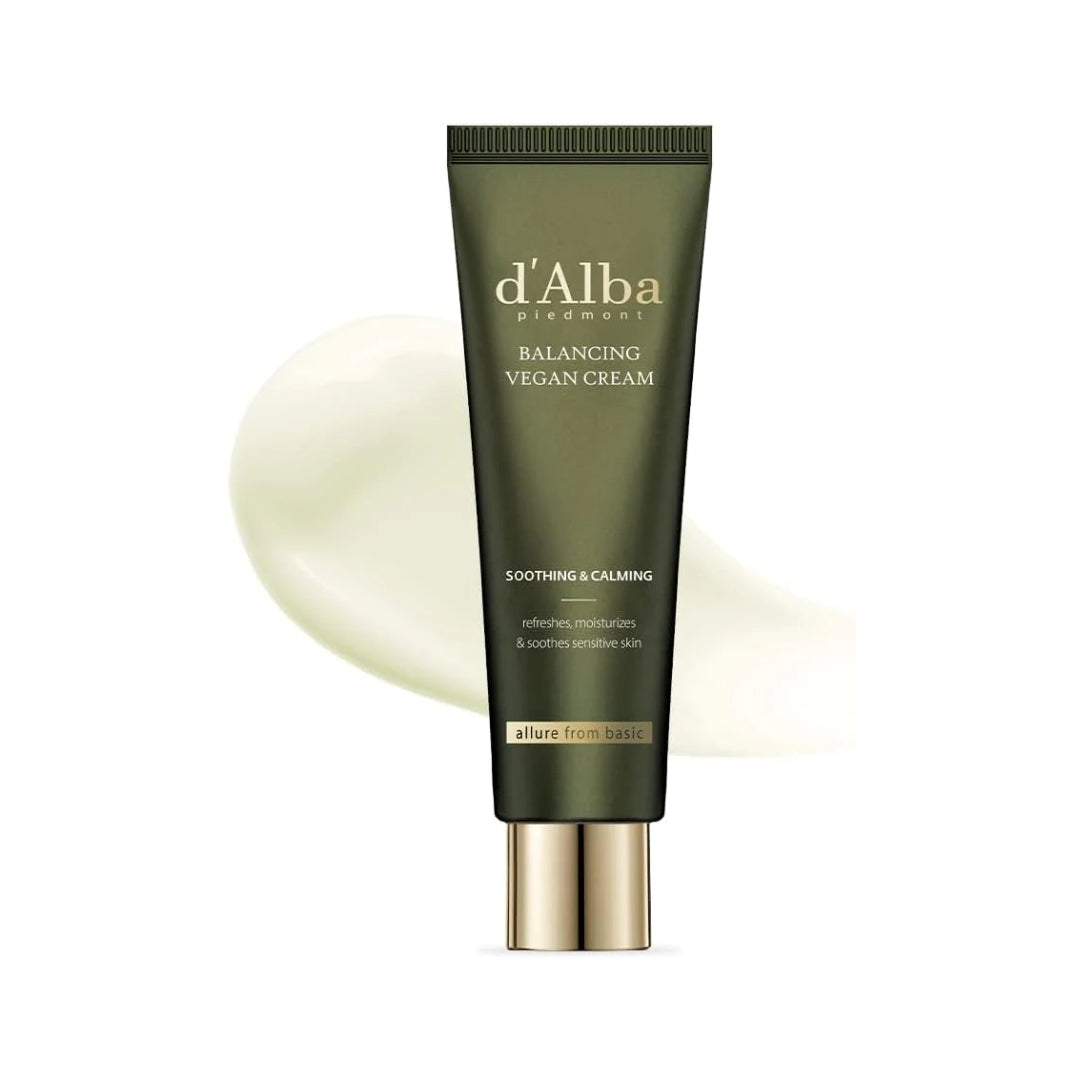 d'Alba Piedmont Italian White Truffle Mild Skin Balancing Vegan Cream