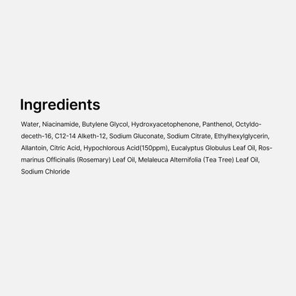 Medicube Hypochlorous Acid Daily Facial Spray – Calm, Purify & Refresh Mist 125 ml