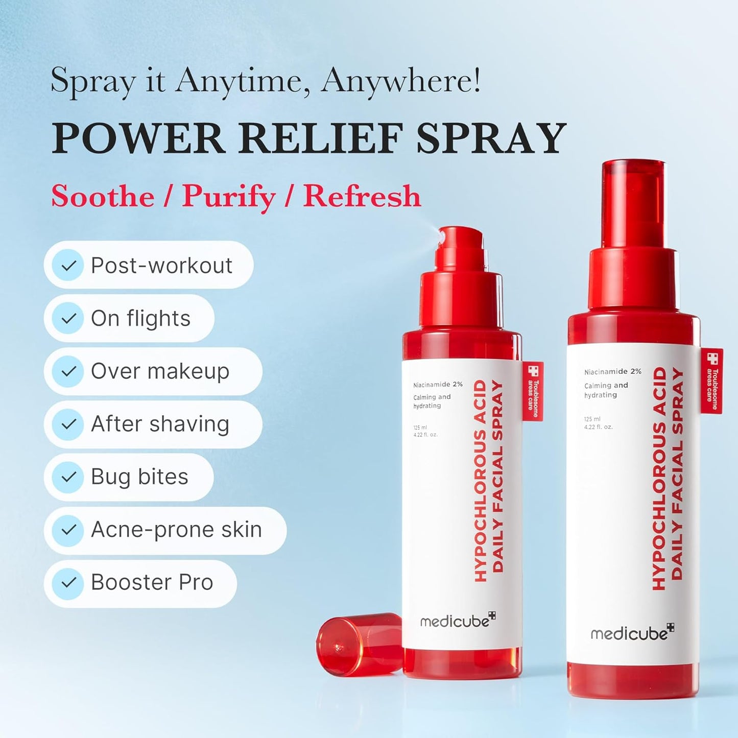 Medicube Swipe & Spray Red duo for Troubled Skin