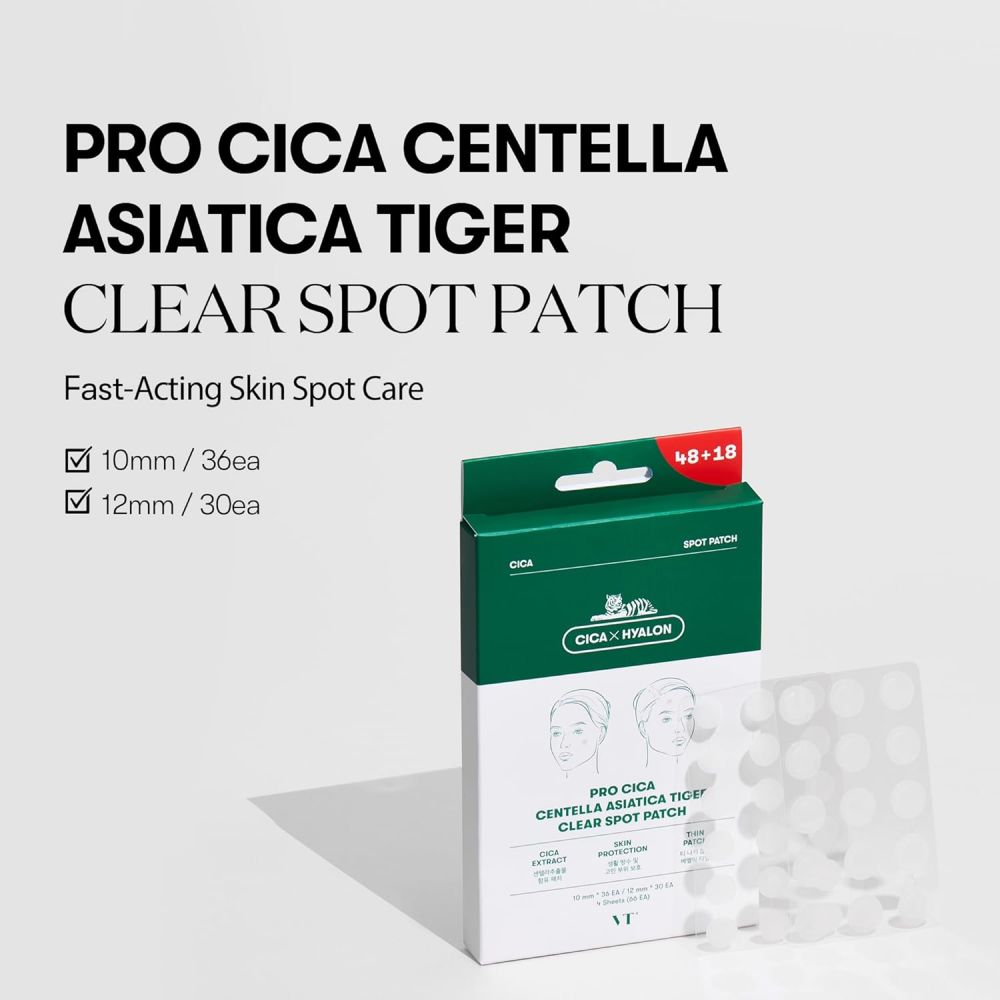 [VT COSMETICS] CICA Clear Spot Patch | Acne Healing