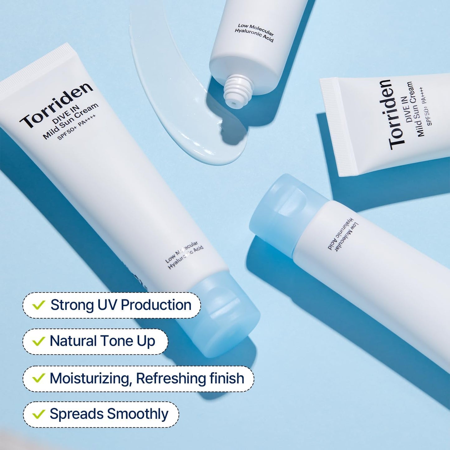 Torriden Dive-In Mild Suncream SPF50+ PA++++, 60ml