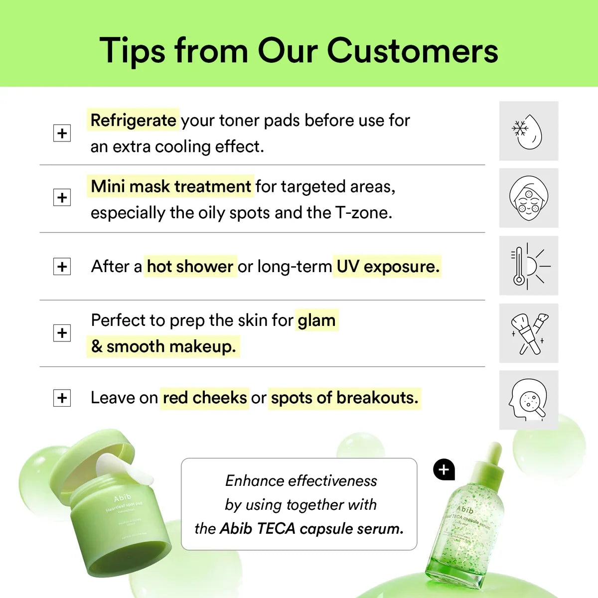 ABIB Heartleaf Essence Pad Clear Touch (80 Pads / 150ml)
