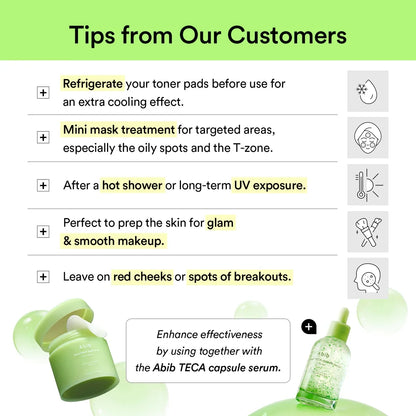 ABIB Heartleaf Essence Pad Clear Touch (80 Pads / 150ml)
