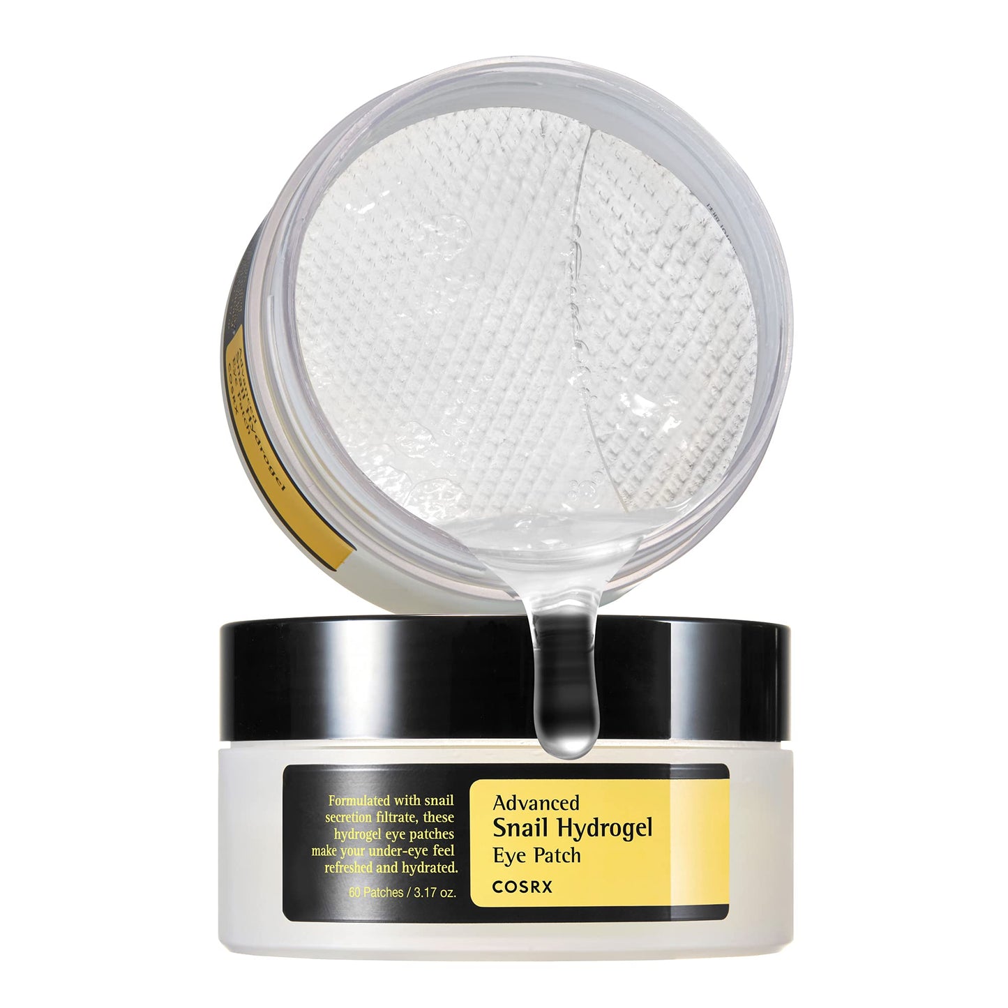 COSRX Collagen Gel Eye Patches 60pcs – PDRN / Peptide / Snail Mucin
