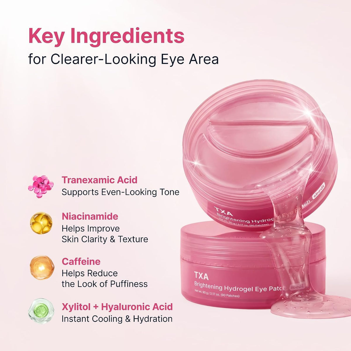 SUNGBOON EDITOR  Hydrogel Eye Patch, 3.17 oz. (90Patches)
