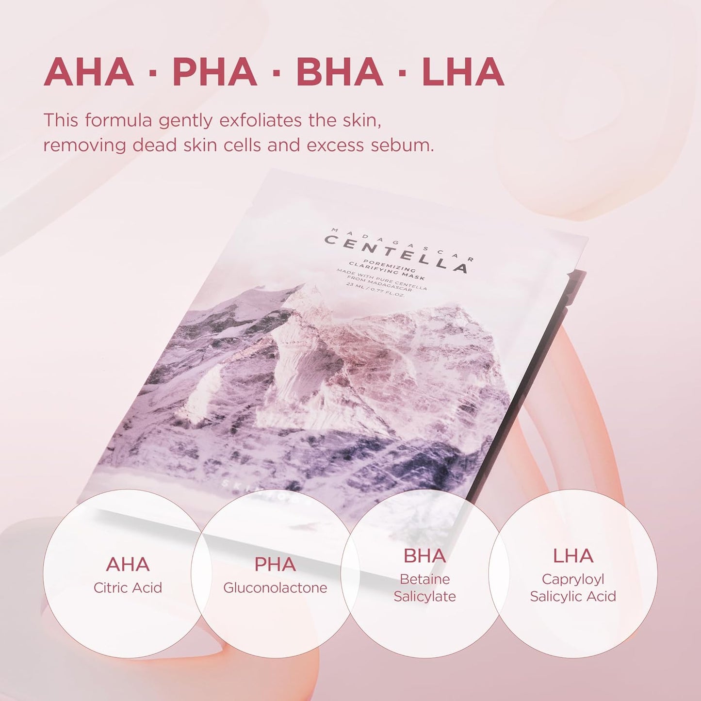 SKIN1004 Madagascar Centella Poremizing Clarifying Mask (5 Sheets) 🌿✨