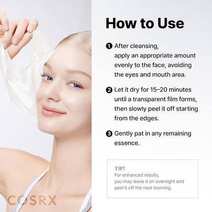 COSRX PDRN Exosome Skinplaning Glaze Mask (1.69 fl oz / 50ml) ✨💧
