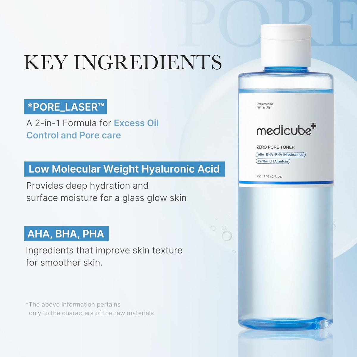 Medicube Zero Pore Toner – 250ml