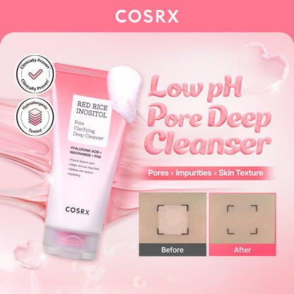 COSRX Red Rice Inositol Pore Clarifying Deep Cleanser 150ml