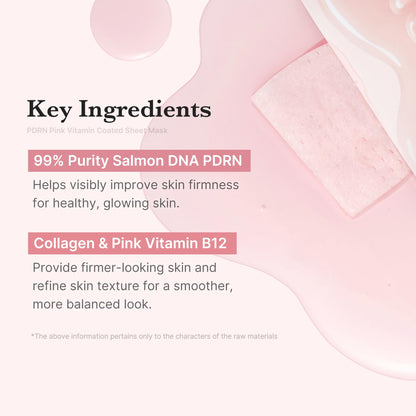 medicube PDRN Pink Vita Coating Mask (10ea)