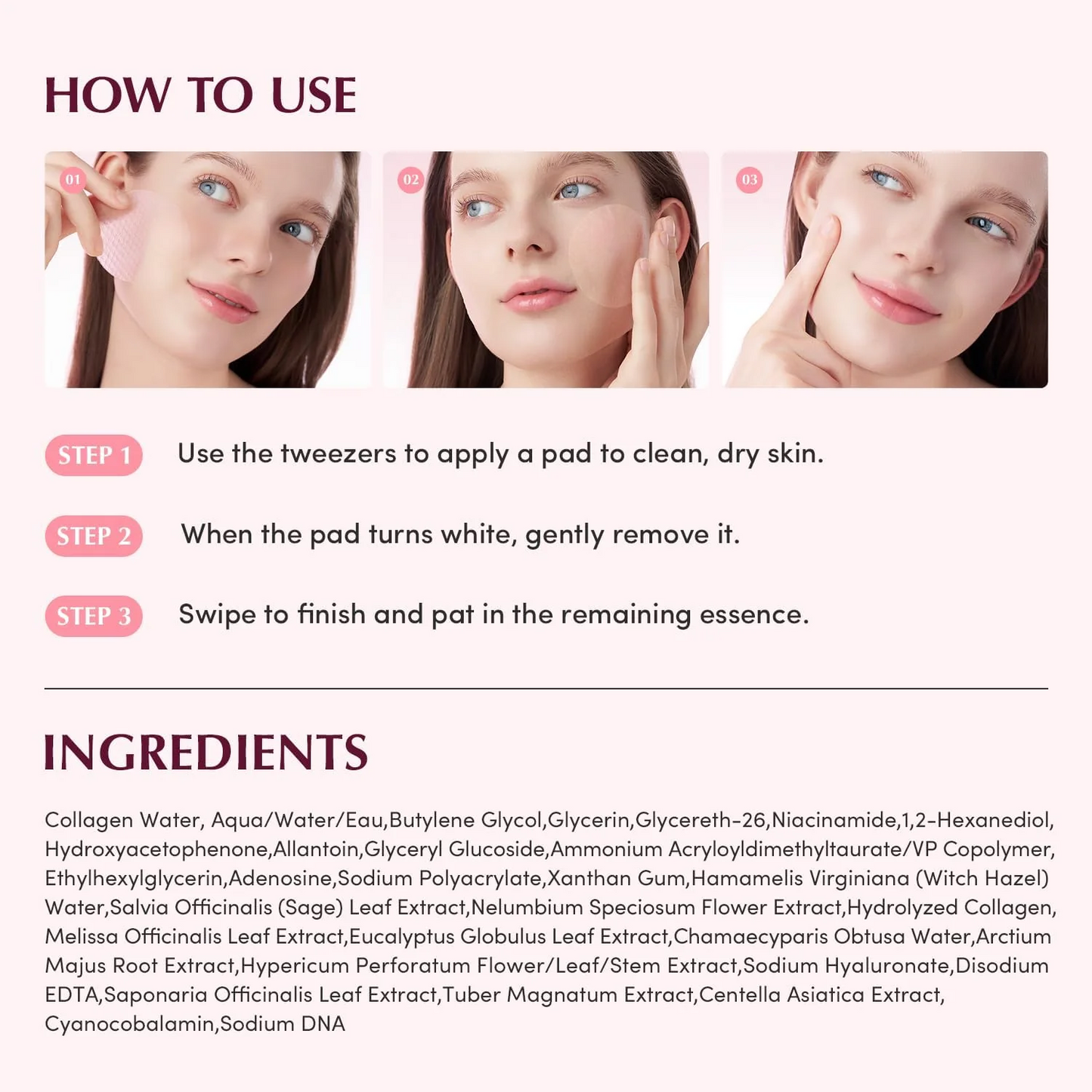 [Eqqualberry] Collagen Pore Tight Up Gel Toner Pads (60ea)
