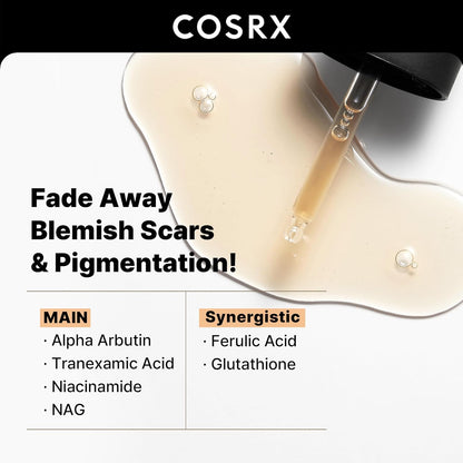[COSRX] Glow & Tone Duo – Peptide Booster + Alpha Arbutin Serum
