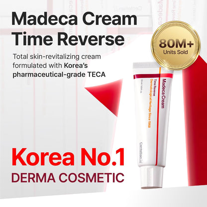 CENTELLIAN 24 Madeca Time Reverse Cream +Matcha Cleansing Oil+Peeling Gel Bundle (1.69+6.76+5.07 fl oz)Korean Skin Care Set for Deep Cleansing, Gentle Exfoliation, Firming & Wrinkle Care with Centella