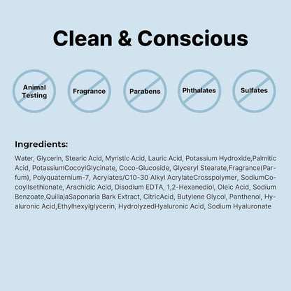 COSRX Hydrium Triple Hyaluronic Moisturizing Cleanser (150ml / 5.07 fl oz) 💧✨