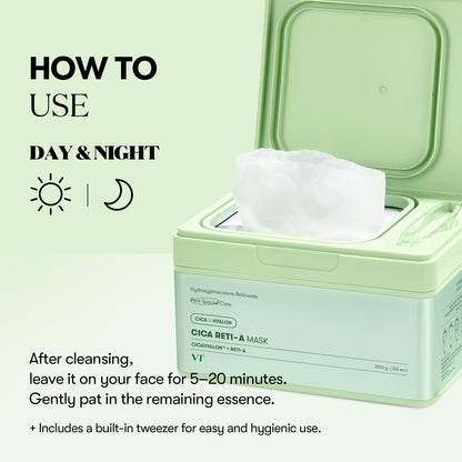 VT COSMETICS Reedle Shot Vita-Light Radiant Daily Mask (30 Sheets) ✨🌿