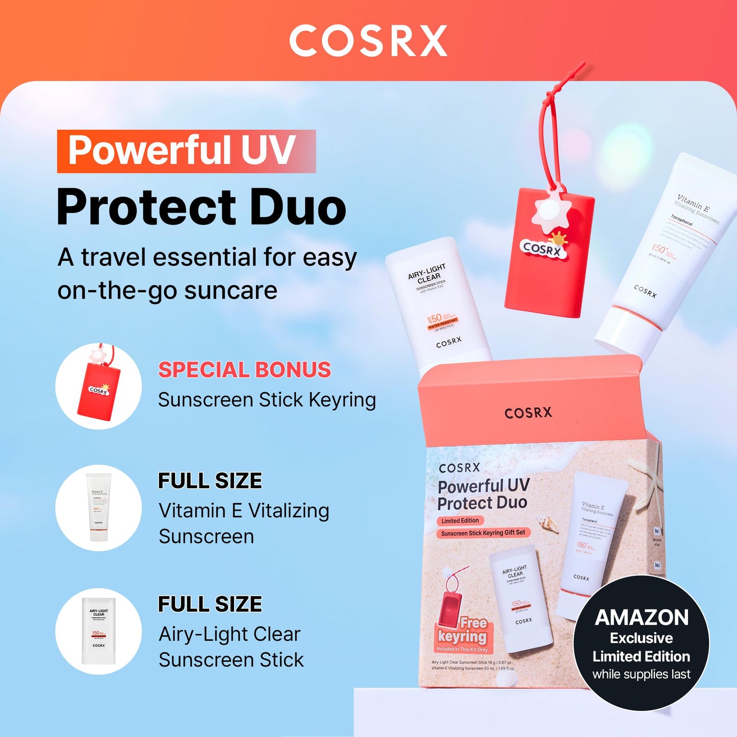COSRX Vitamin E Sunscreen SPF 50 for Oily Skin 50ml