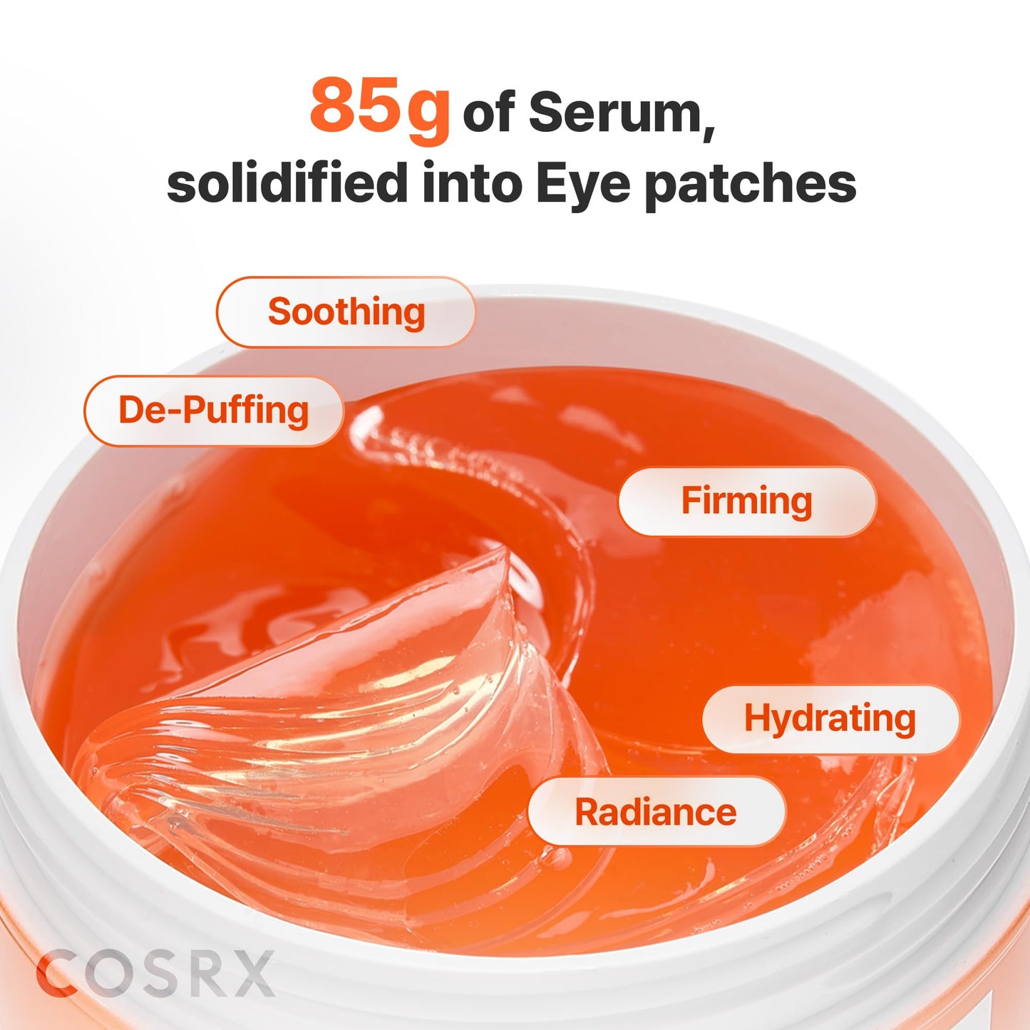 COSRX Collagen Gel Eye Patches 60pcs – PDRN / Peptide / Snail Mucin