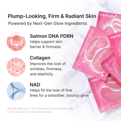 Medicube PDRN Pink Collagen Jelly Eye Mask