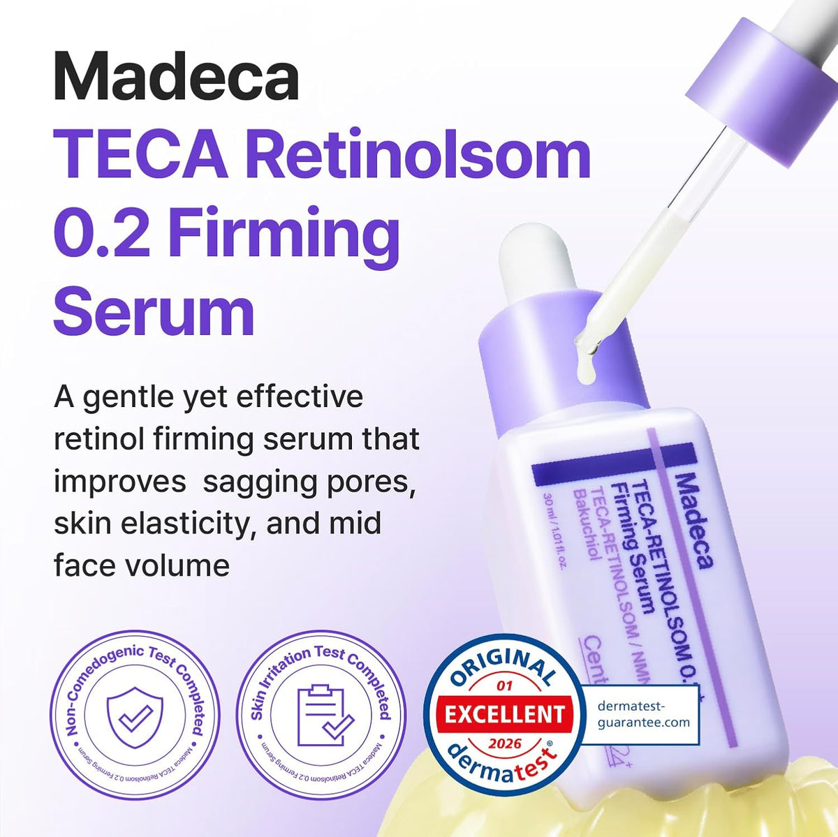 CENTELLIAN 24 Madeca Cream Active Renew PDRN 1.69 fl oz + TECA Retinolsom 0.2 Firming Serum 1.01 fl oz – Korean Skin Care Set for Elasticity, Firming, Anti Aging, Hydration & Sensitive Skin Care