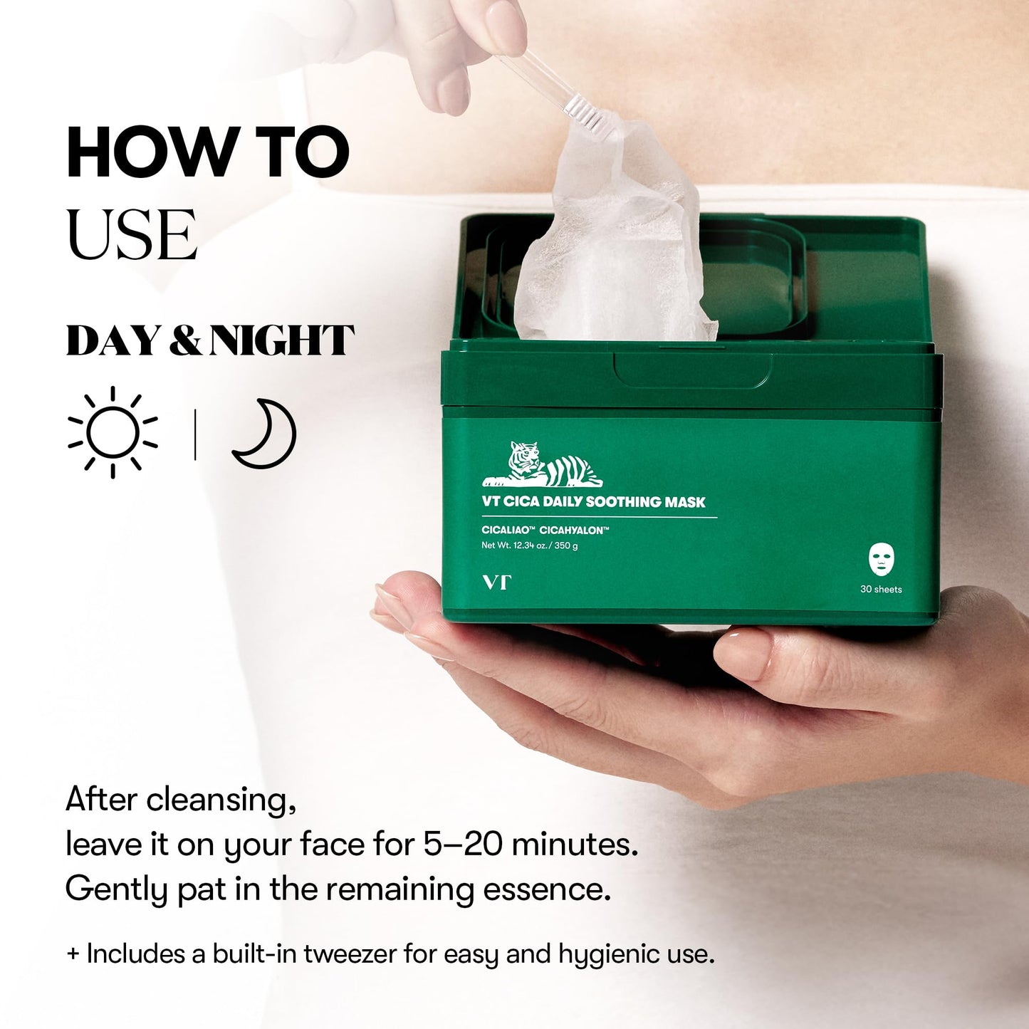 VT COSMETICS Reedle Shot Vita-Light Radiant Daily Mask (30 Sheets) ✨🌿