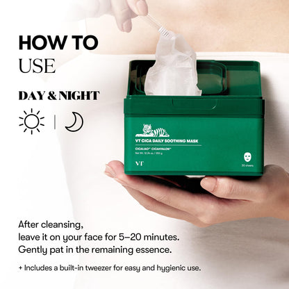 VT COSMETICS Reedle Shot Vita-Light Radiant Daily Mask (30 Sheets) ✨🌿