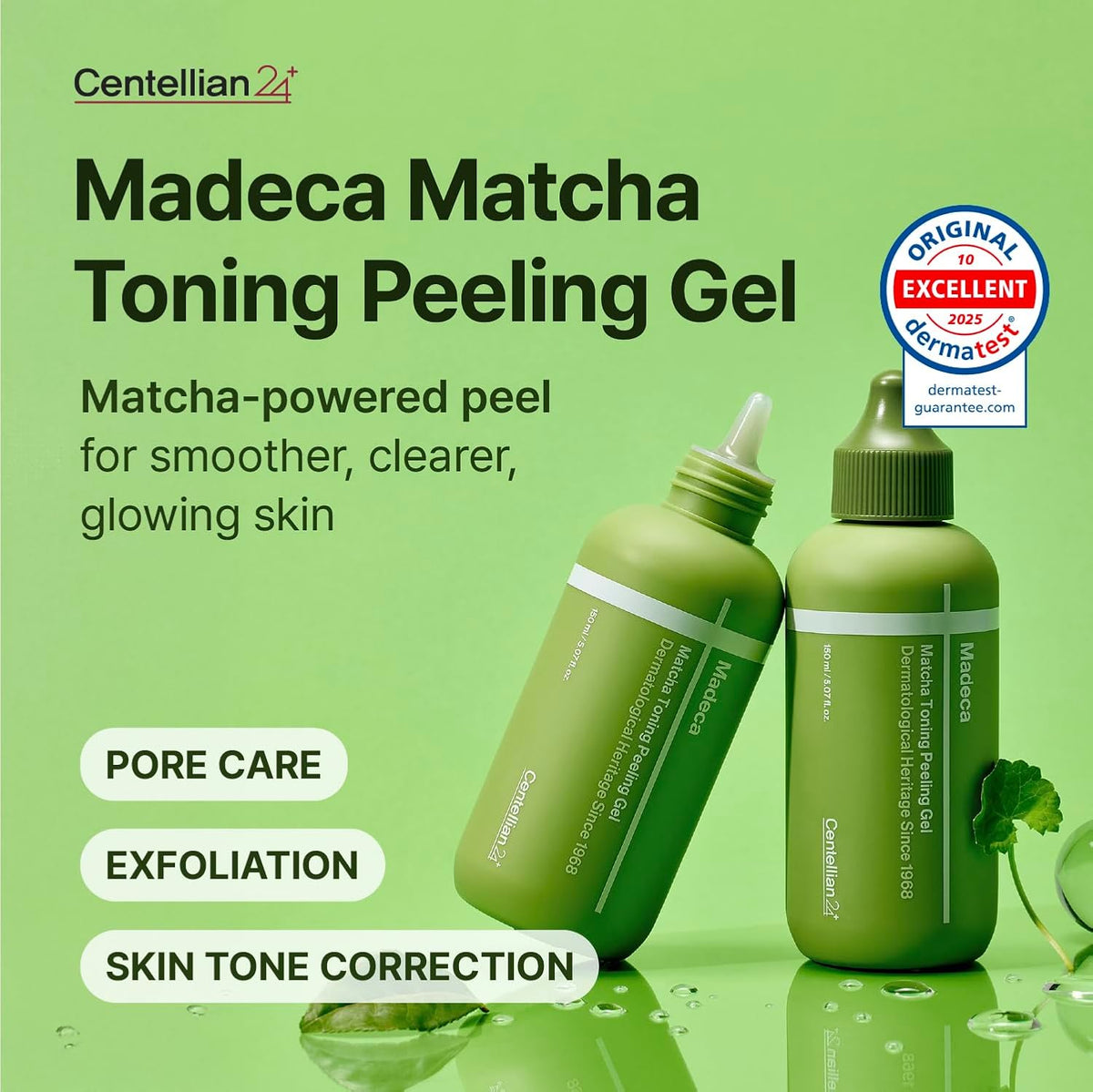 CENTELLIAN 24 Madeca Time Reverse Cream +Matcha Cleansing Oil+Peeling Gel Bundle (1.69+6.76+5.07 fl oz)Korean Skin Care Set for Deep Cleansing, Gentle Exfoliation, Firming & Wrinkle Care with Centella