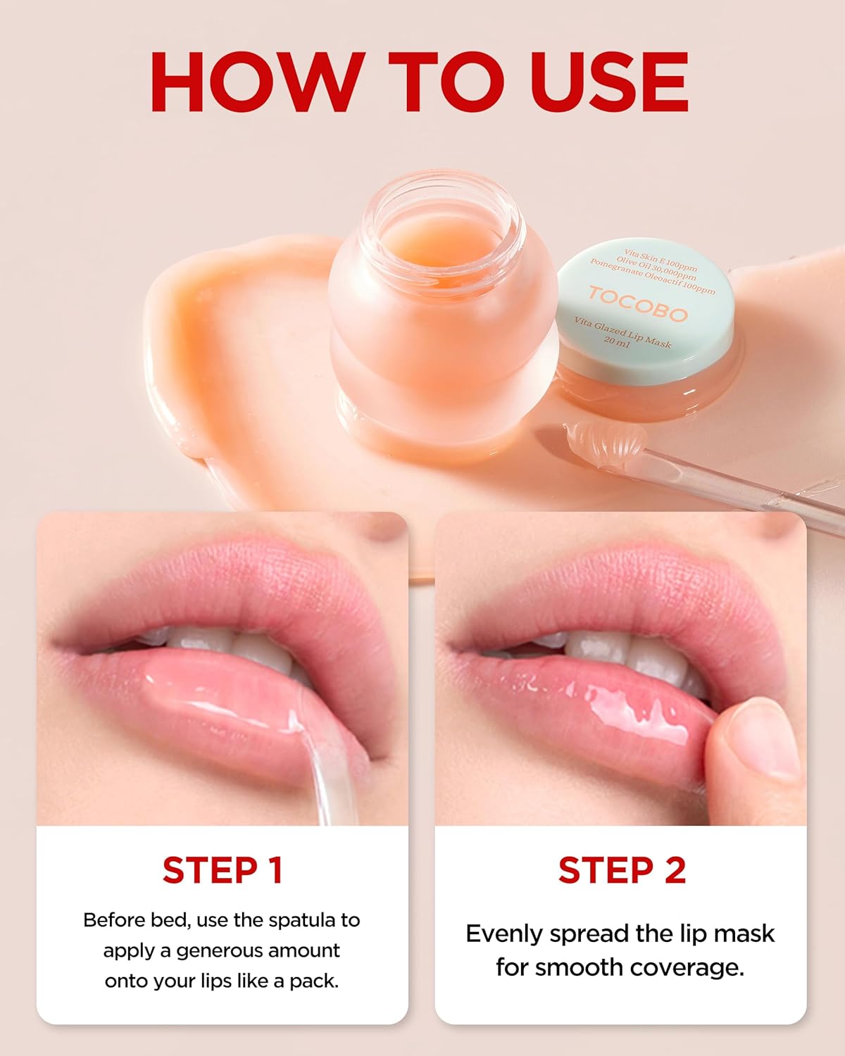 [TOCOBO] Vita Glazed Lip Mask – 20ml