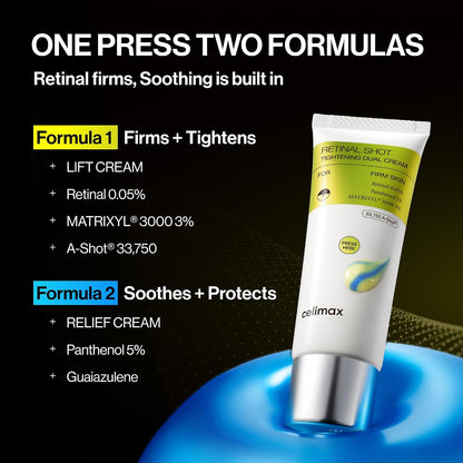 Celimax The Vita-A Retinal Shot Tightening Dual Cream (50ml)