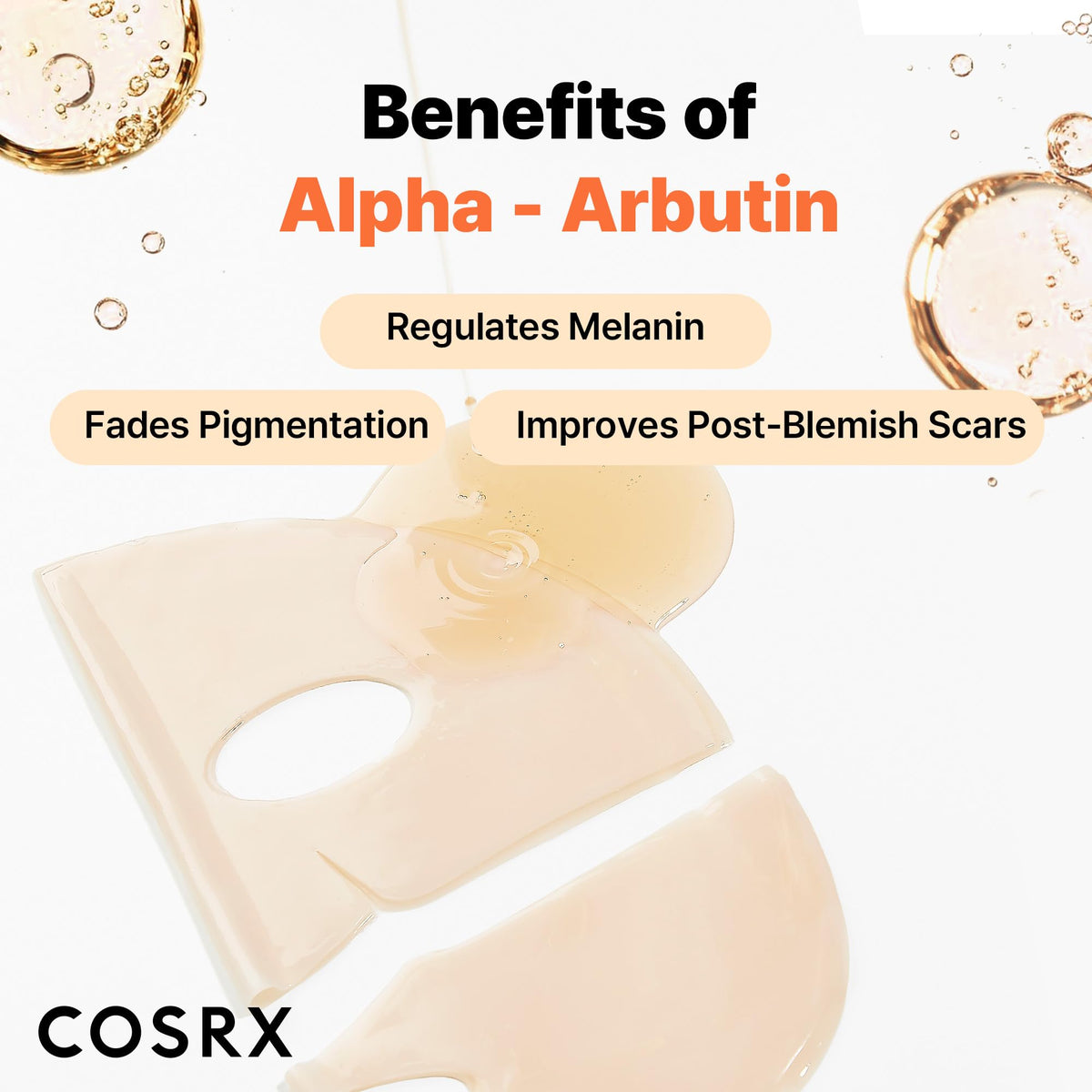 COSRX Advanced Snail Mucin Glass Glow Hydrogel Face Masks Skincare 3 EA, Collagen Face Mask, Travel Essentials, Overnight Face Mask, Korean Skin Care
