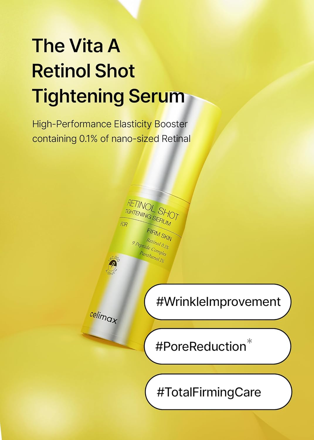 [Celimax] Retinol Shot Tightening Serum – 30ml
