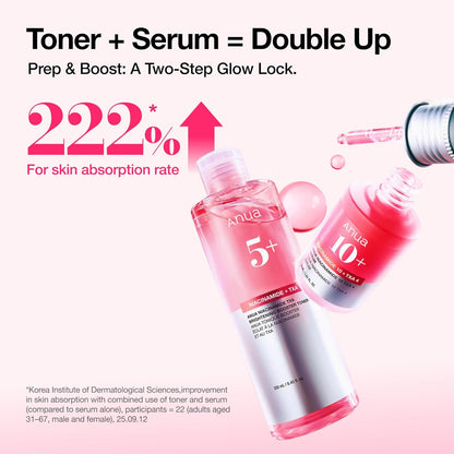 Anua Niacinamide Tranexamic Acid Brightening Booster Toner (8.45 fl oz / 250ml) ✨💗