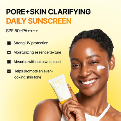 Celimax Pore+Skin Clarifying Daily Sunscreen for Face, SPF 50