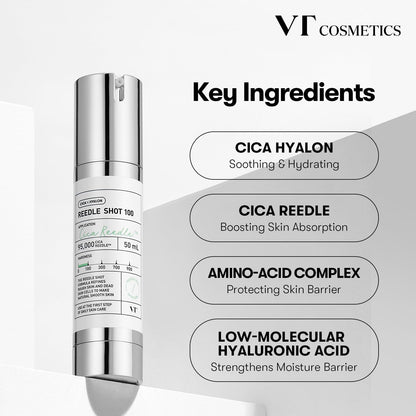 VT COSMETICS Reedle Shot 100 & PDRN Essence Set ✨💎