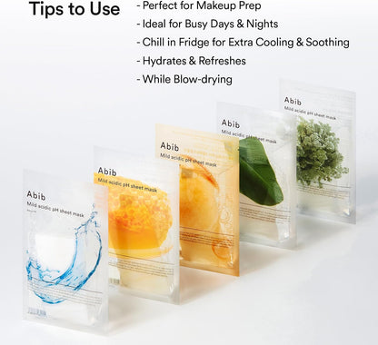 ABIB Mild Acidic pH Sheet Mask Aqua Fit (30ml x 10ea)