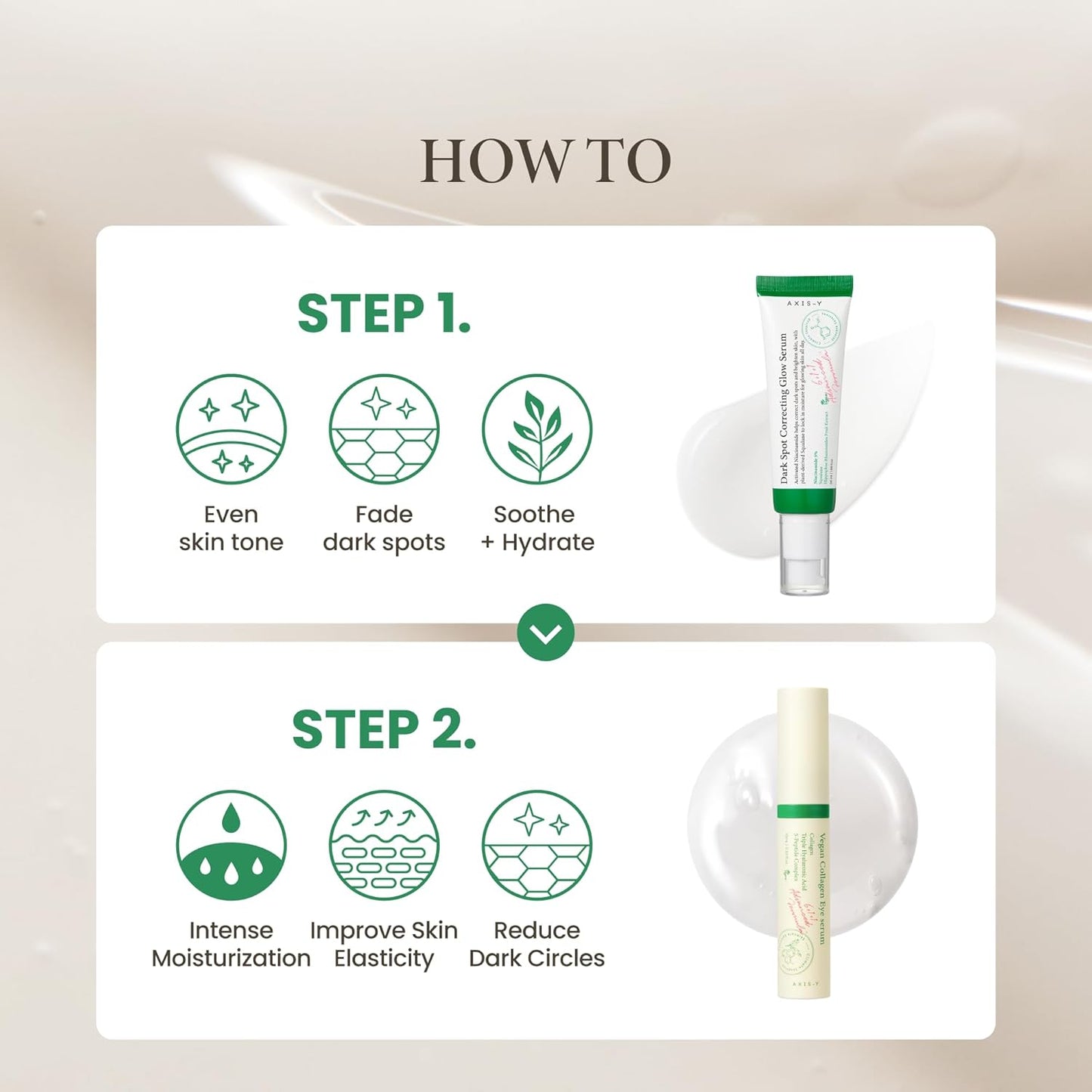 AXIS-Y Glass Skin Duo – Dark Spot & Eye Care Set