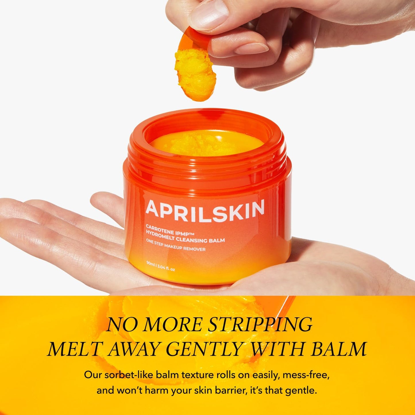 APRILSKIN Carrotene IPMP Hydromelt Cleansing Balm – 3.04 fl oz / 90ml 🍊✨