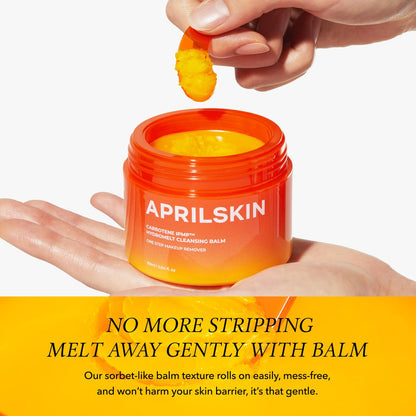 APRILSKIN Carrotene IPMP Hydromelt Cleansing Balm – 3.04 fl oz / 90ml 🍊✨