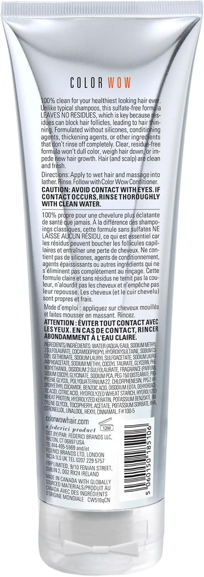 Color Wow Color Security Shampoo, Sulphate-Free, Colour-Safe Shampoo, 250ml