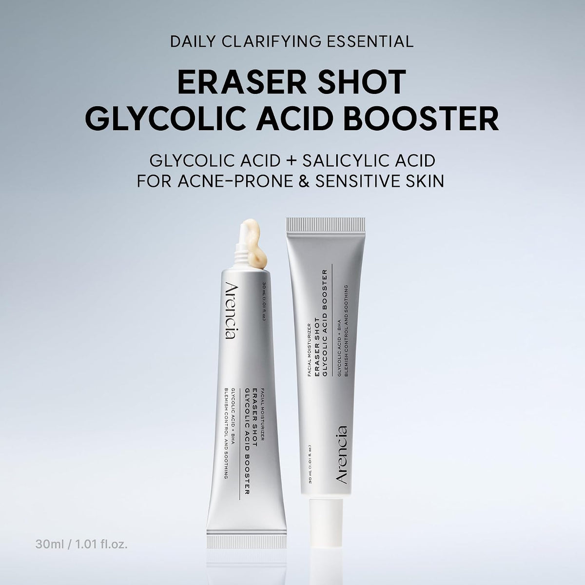 Arencia Eraser Shot Glycolic Acid Booster Serum and Soothing Cream