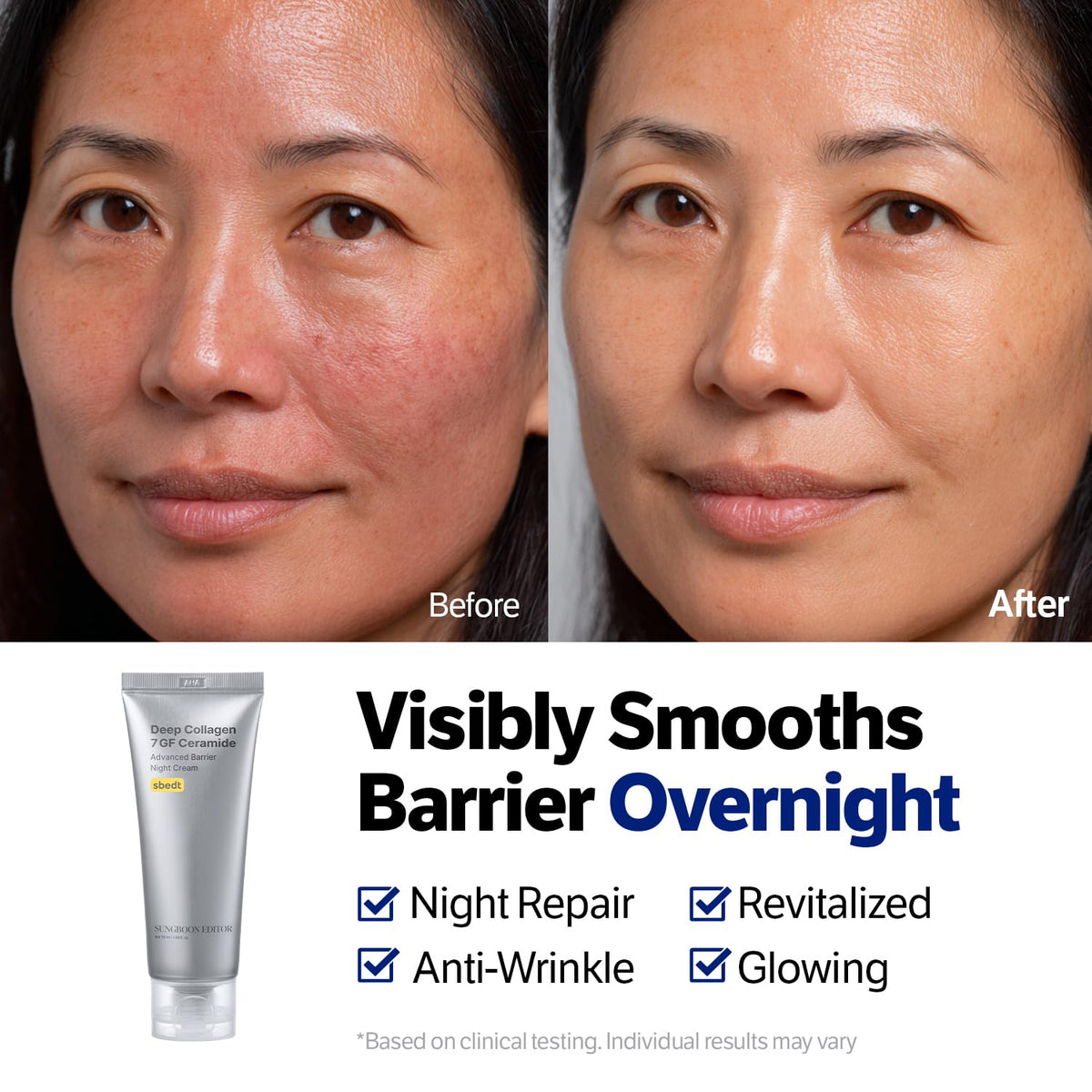 SUNGBOON EDITOR Deep Collagen 7GF Ceramide Advanced Barrier Night Cream 50ml
