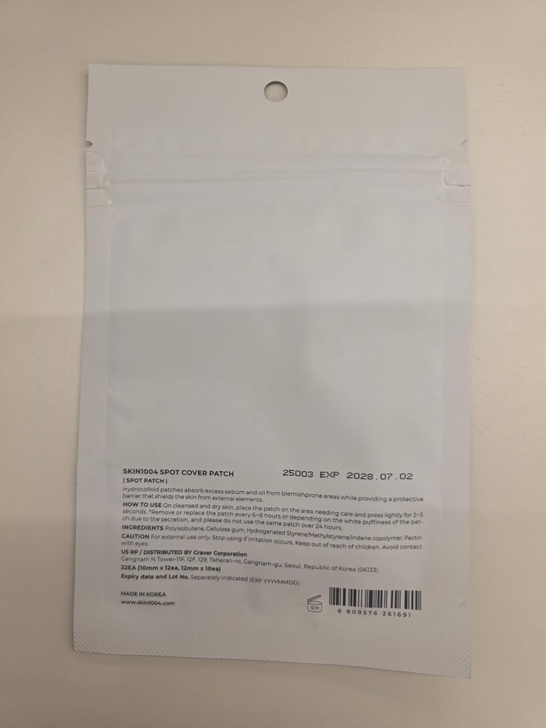 SKIN1004 Tea-Trica Spot Cover Patch (22 Patches) 🌿✨