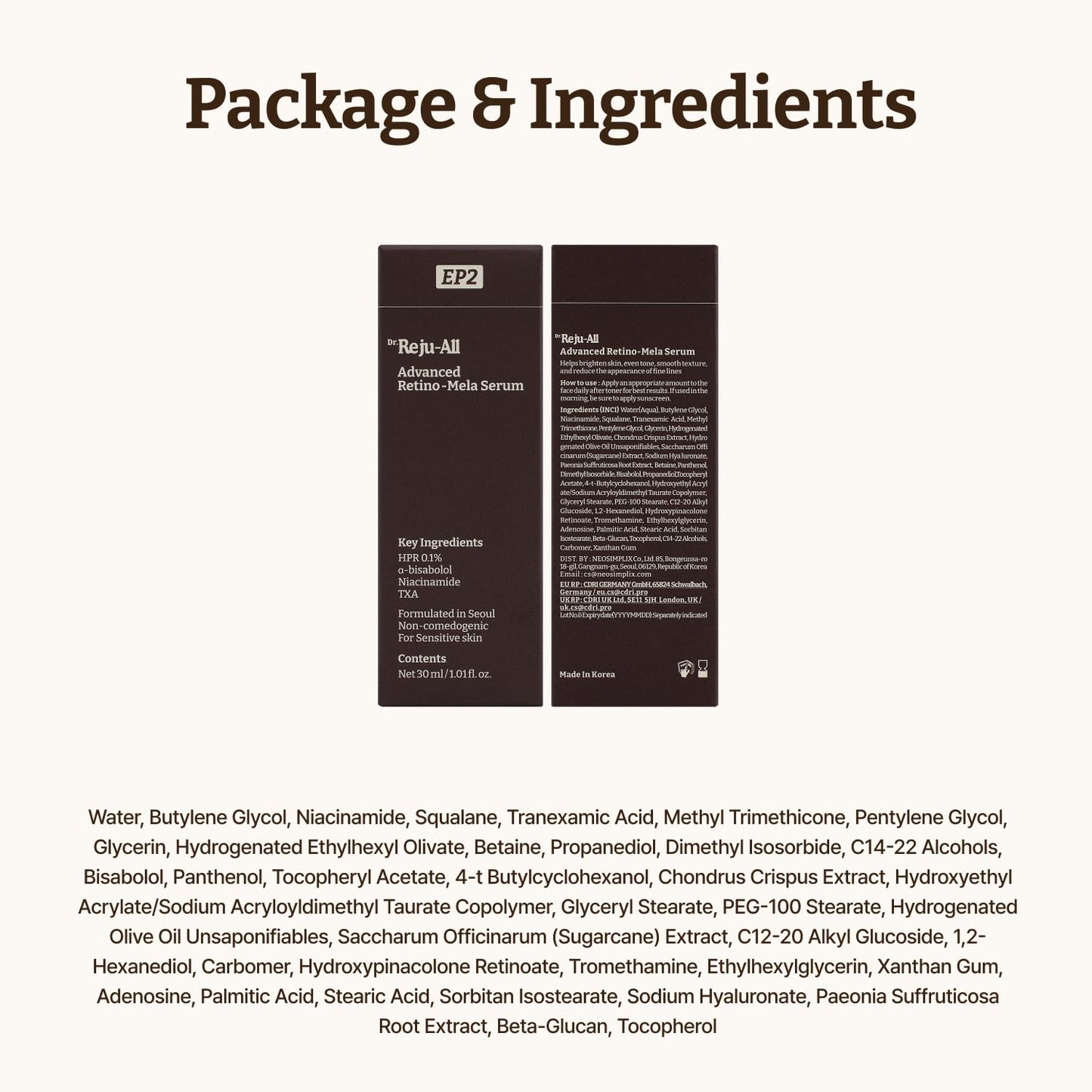 Dr. Reju-All Advanced Retino-Mela Serum