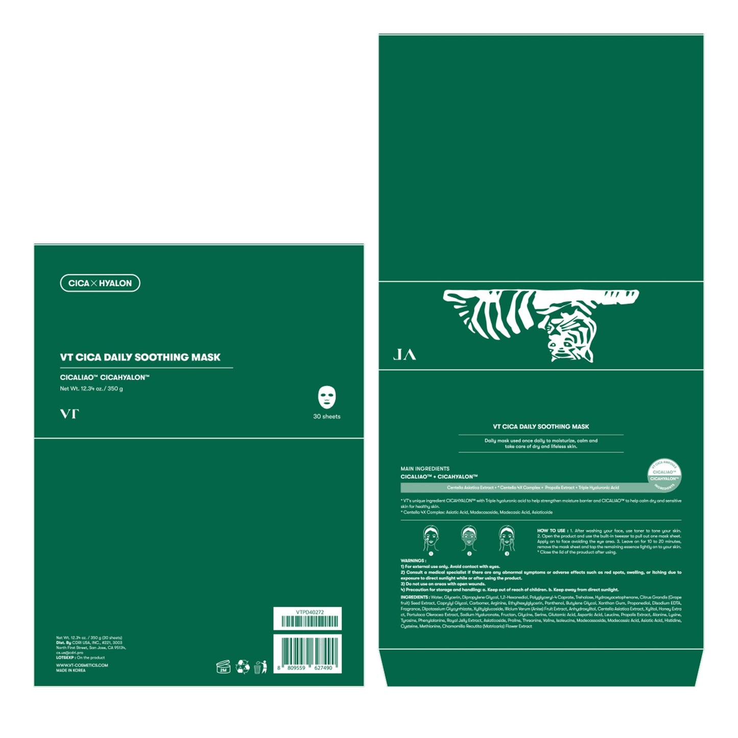 VT COSMETICS Reedle Shot Vita-Light Radiant Daily Mask (30 Sheets) ✨🌿